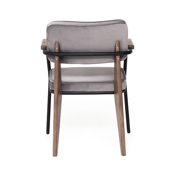 Стул Mix, серый велюр - Вид 5