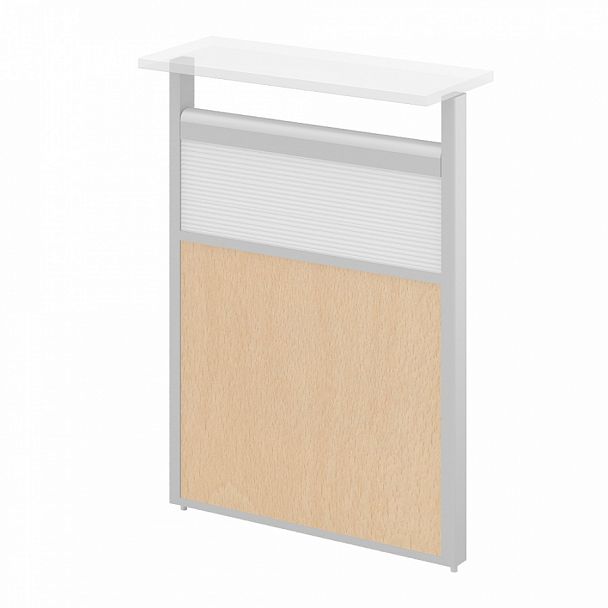 Модуль комбинированный "Логика-ресепшн" ПК-ЛГР-МДК112х60П/Д-В1-534 белый - Вид 1