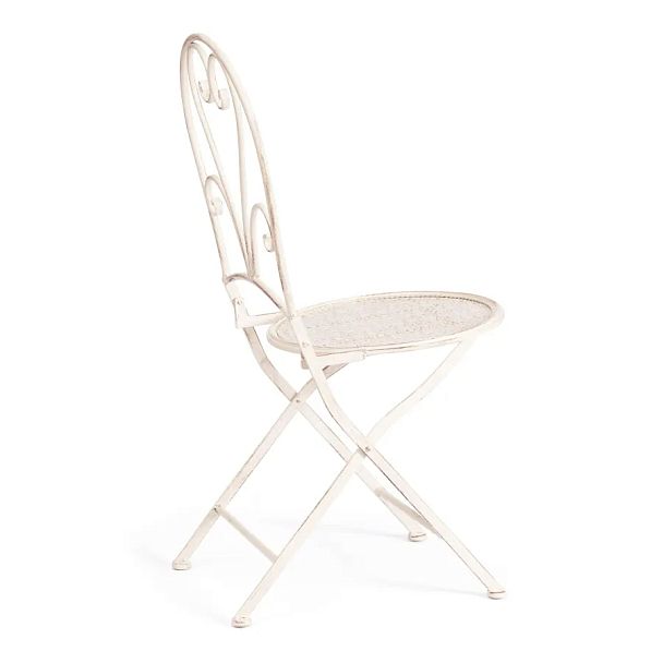 Стул Лав Чаир/Love Chair (PL08-11140), стальной сплав, античный белый - Вид 3
