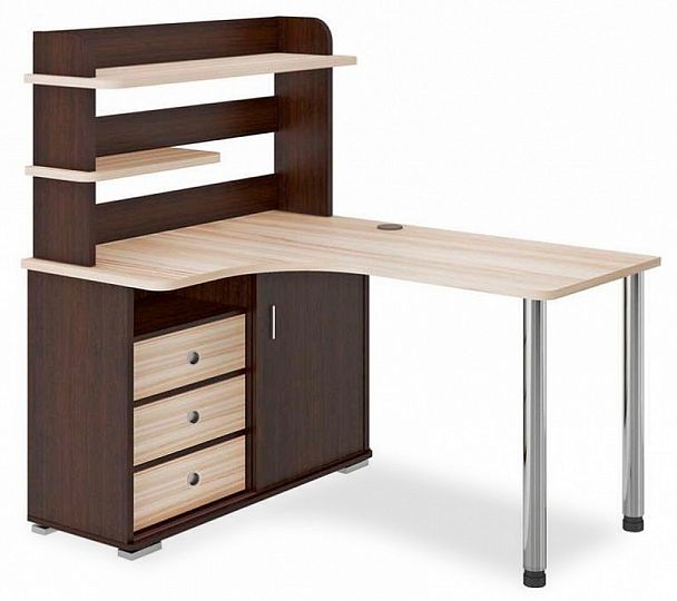 Стол компьютерный Домино СР-145М Венге/Карамель левый - Вид 1