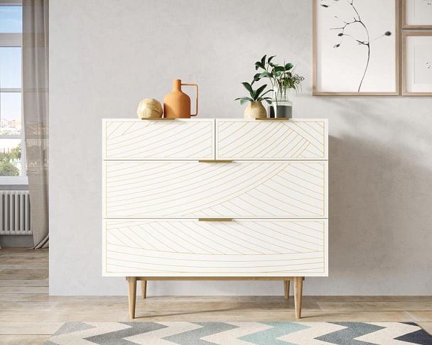 Комод с четыремя ящиками Line LN14/GR1/beige - Вид 5
