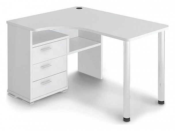 Стол письменный Домино СР-132С Белый левый - Вид 1