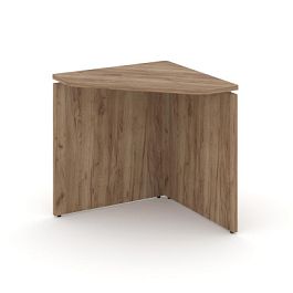 Стайл Проджект Угловой элемент стола SN-D.USP-001 Дуб Табак/Металл Черный 600*600*750 - Фото предпросмотра