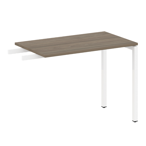 Metal System Quattro Приставной элемент на П-образном м/к 40БП.ПР-3 Вяз/Белый металл 1000*600*750 - Вид 1