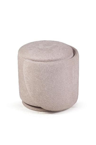 Пуф с кручением Bubble, шенилл puffy бежевый - Вид 7