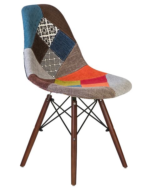 Стул обеденный LMZL-PP623 (ножки тёмный бук, цвет сиденья мозаика) - Вид 2