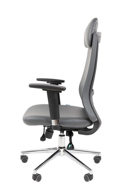 Офисное кресло Chairman 500LUX Россия экокожа cерый - Вид 7