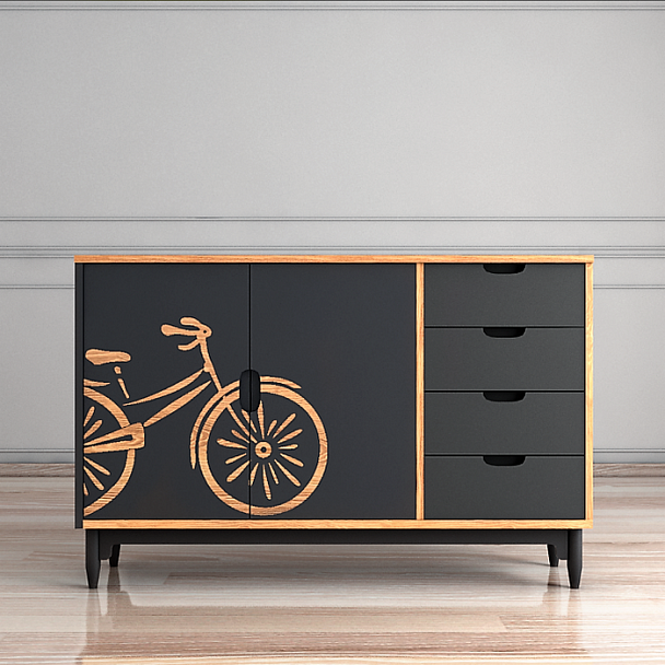 Комод с велосипедом "Travel" TRV02G - Вид 1