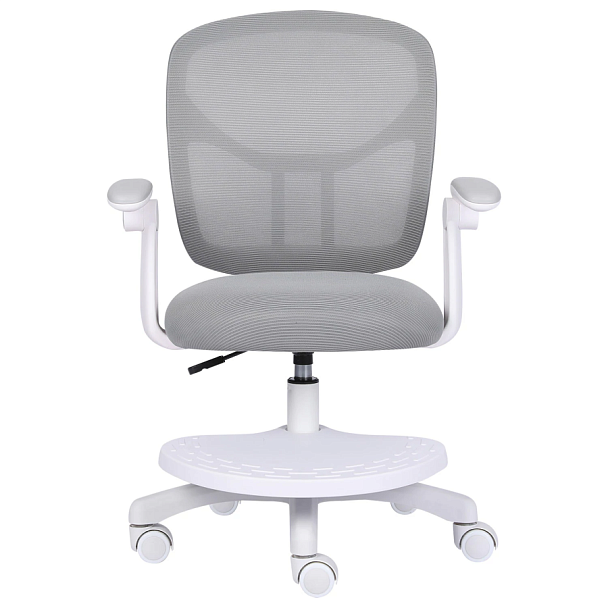 Кресло детское с подставкой для ног BRABIX "Toy MG-205", сетка/ткань TW, серое, 533153 - Вид 3