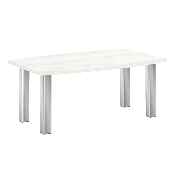 Yalta Стол переговорный M-LT.SP-3 Снежная патина/Нерж. сталь 1800*1100*750 - Вид 1