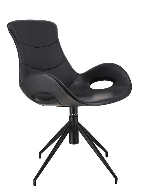 Обеденное кресло Everprof Freedom (Фридом) Экокожа Черный - Вид 1