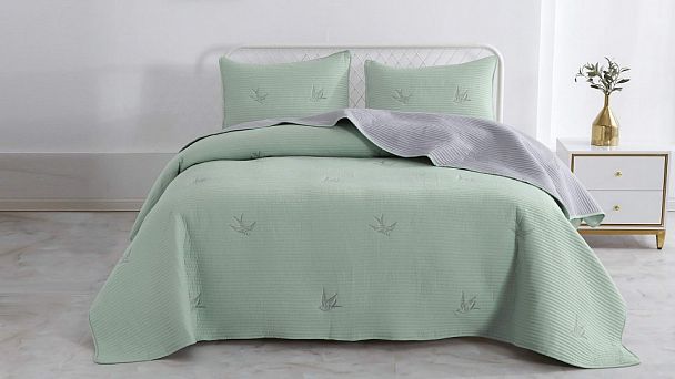 Покрывало с наволочками евростандарт Жаклин - Вид 1