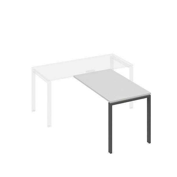 Брифинг-приставка на металлокаркасе UNO A4 А4 Б1 074 БП серый / металлокаркас антрацит - Вид 1