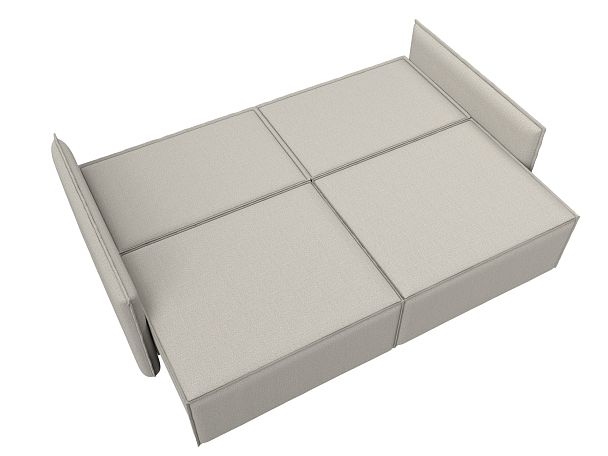 Диван прямой Либерти Рогожка бежевый - Вид 10