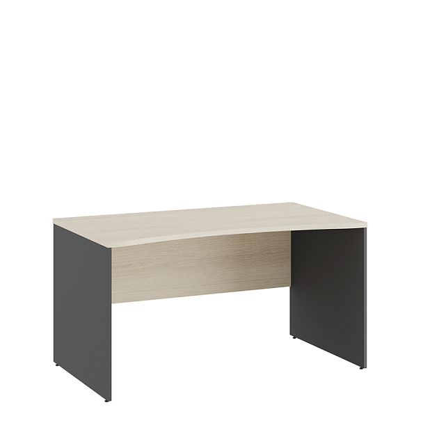 Стол линза Tess 140x80x75 дуб шамони светлый - Вид 1