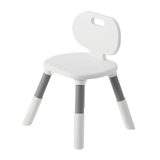 Стул детский растущий BRABIX KIDS CC-001, 2-8 лет, пластик серый + белый, 533293 - Вид 1
