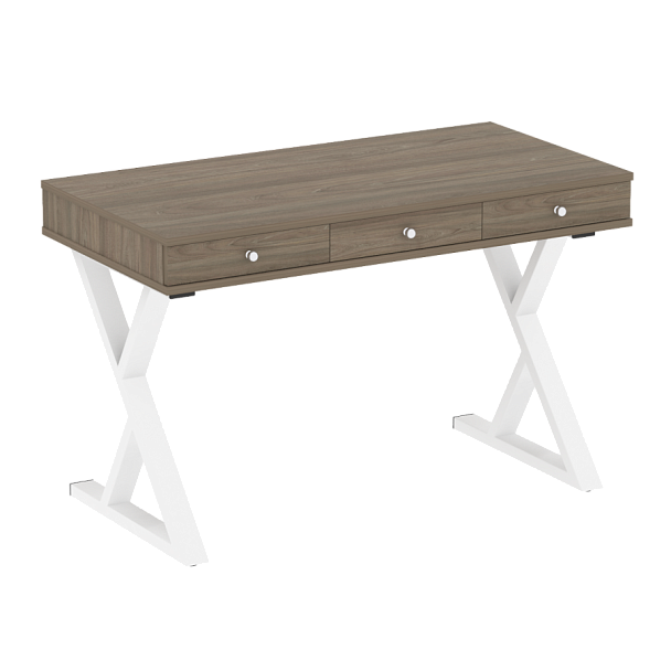 Home Office Стол письменный VR.SP-1-118.M Вяз/Белый металл 1180*600*750 - Вид 1