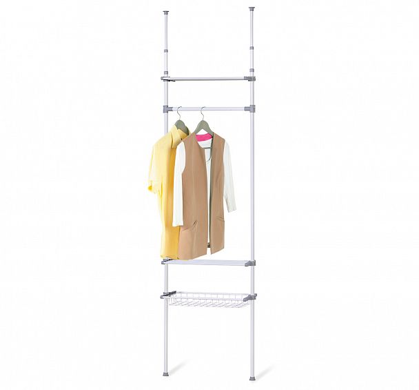 Система хранения SHT-WR24 гардеробная белый/серый - Вид 1