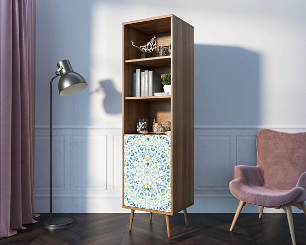 Стеллаж с ящиками Berber принт 46 арт BB45/Print_46 - Вид 3