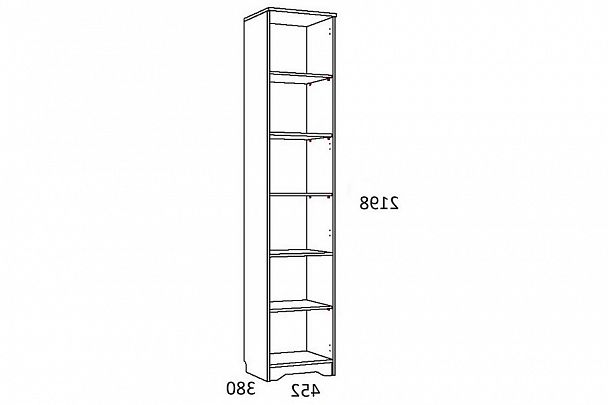 Шкаф-витрина Оливия НМ 040.43 Ф - Вид 3