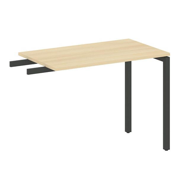 Metal System Quattro Приставной элемент на П-образном м/к 40БП.ПР-3 Акация/Антрацит металл 1000*600*750 - Вид 1