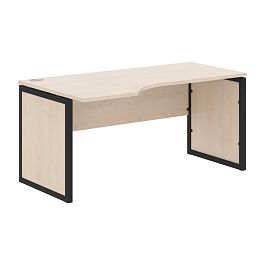 Стол эргономичный XQPCET 169(L) Бук Тиара/Антрацит 1600х900х750 XTEN-QP - Фото предпросмотра