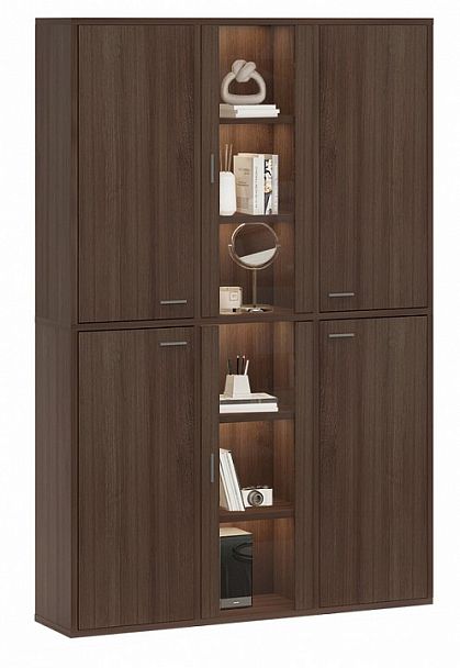 Шкаф-витрина Домино СУ(ш3в2)+4ФГ+2ФС Шамони - Вид 2