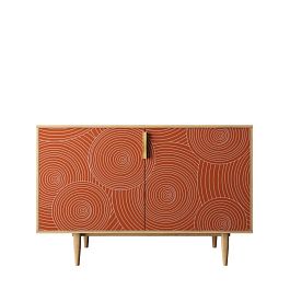 Комод с двумя дверками Line R18/red - Фото предпросмотра