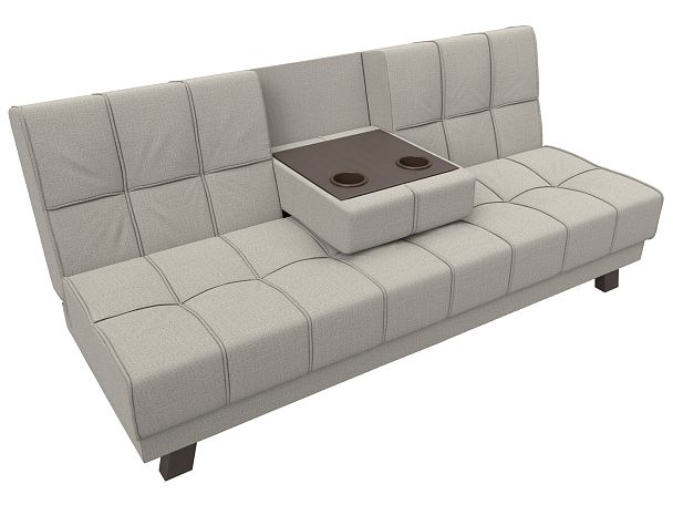 Диван прямой Винсент Рогожка бежевый - Вид 7