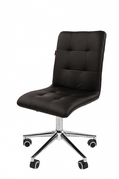 Кресло CHAIRMAN 030, крестовина хром, экокожа, черный - Вид 2