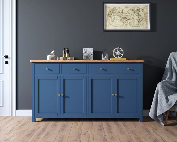 Комод "Jules Verne" 4 ящика 4 дверки JV37ETGB - Вид 2