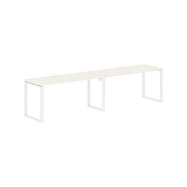 Стол 2-х местный EQWST 3167 Ясень Траун/Белый 3126х670х750 EDIS - Фото предпросмотра