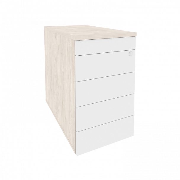 Тумба "Onix" O.TPO-1.8 TIP денвер светлый/белый - Вид 1