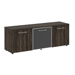 Yalta Тумба модульная LT.TS-3.4 black Дуб Мали/Стекло Black 1642*450*580 - Фото предпросмотра
