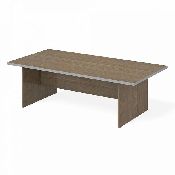 Стол для переговоров "Сенатор" ПК-СЕ-СТГ240х120/Д-В1-299 дуб шамони - Вид 1