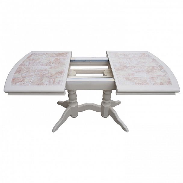 Стол "№16 с плиткой" раскладной береза - Вид 4