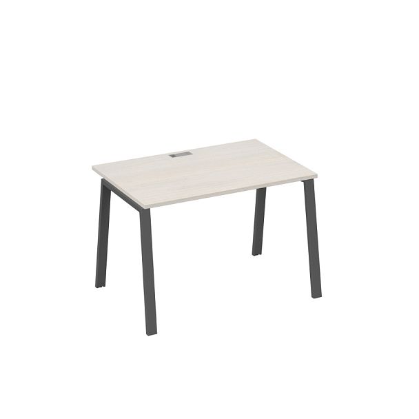 Стол письменный на металлокаркасе TRE A4 А4 Б3 023 БП дуб / металлокаркас антрацит - Вид 1