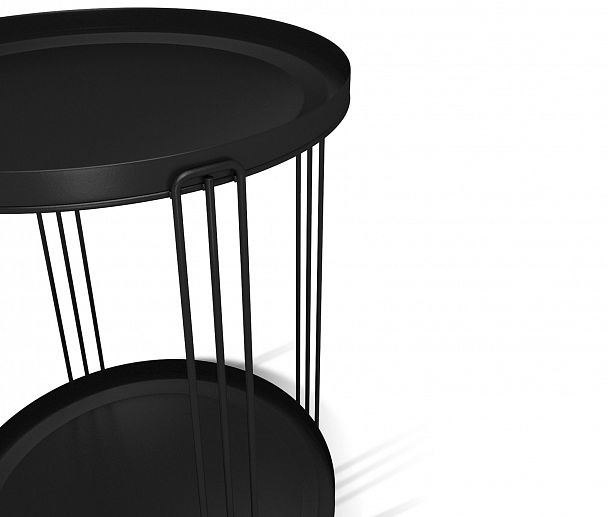 Столик журнальный Sheffilton SHT-CT31 черный муар - Вид 4