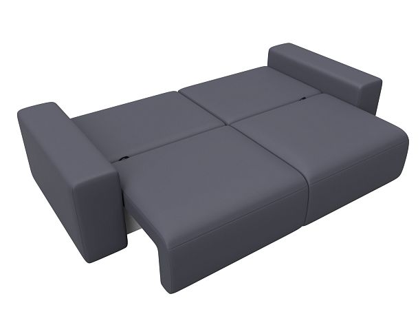 Диван прямой Лига-036 НПБ Классик Экокожа серый - Вид 9