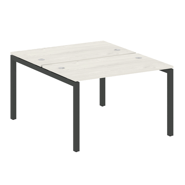 Metal System Quattro Р. ст. на П-образном м/к 50БП.РАС-СП-2.2 Дуб наварра/Антрацит металл 1200*1475*750 - Вид 1