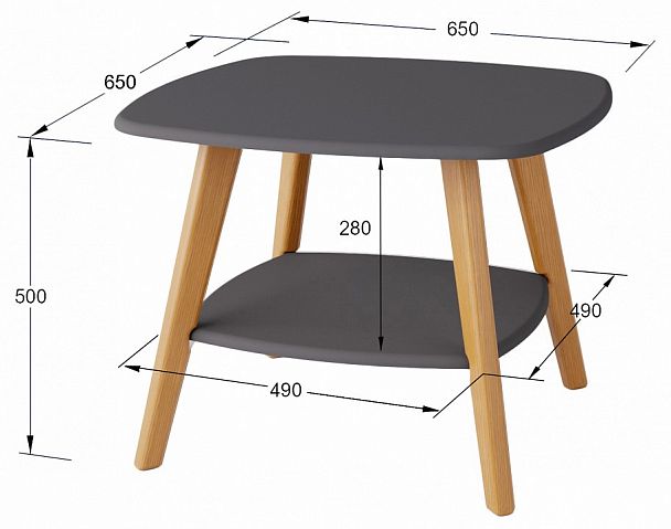 Стол журнальный Хадсон - Вид 3
