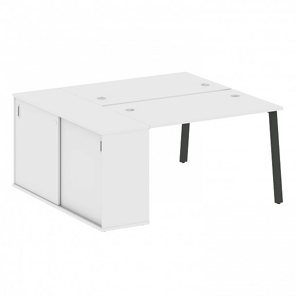 Рабочая станция "Metal System" БА.РС-СШК-1.2 белый/антрацит - Вид 1