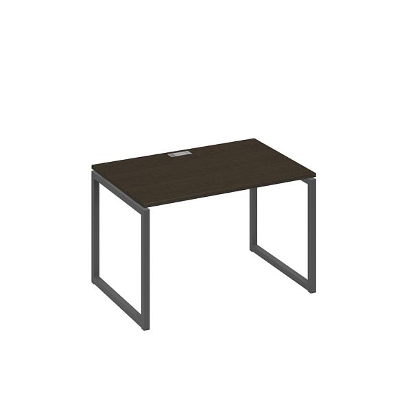Стол письменный на металлокаркасе QUATTRO A4 А4 Б4 023 БП венге / металлокаркас антрацит - Вид 1
