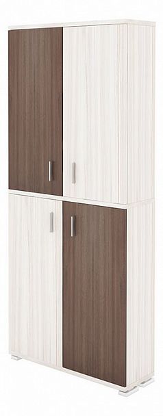 Шкаф книжный Домино ПУ-30-3 Карамель/Шамони - Вид 1