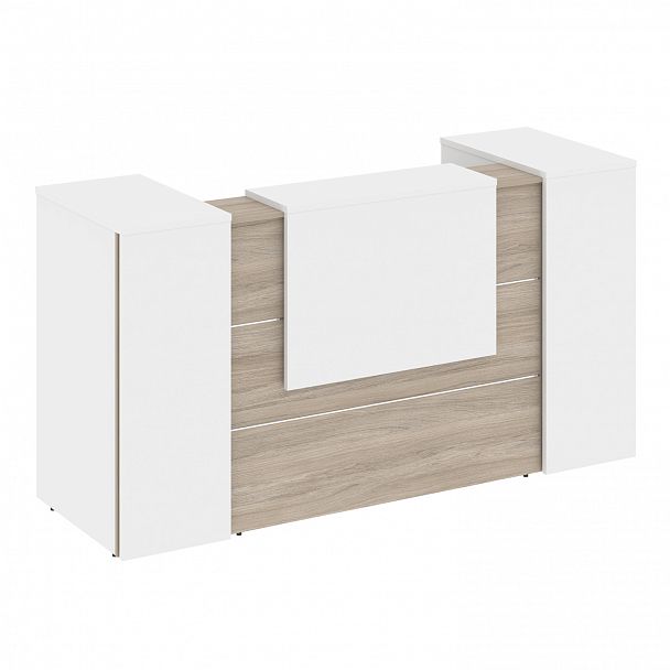 Ресепшн "Onix" O.R-K-10 дуб аттик/белый - Вид 2