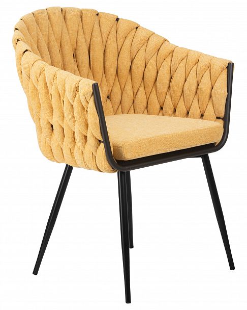 Стул обеденный DOBRIN MATILDA (жёлтая ткань (LAR 275-8)) - Вид 2