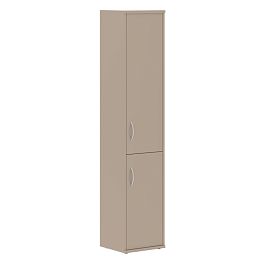 Шкаф колонка с глухой средней и малой дверьми СУ-1.3(R) Мокачино 406х365х1975 IMAGO - Фото предпросмотра