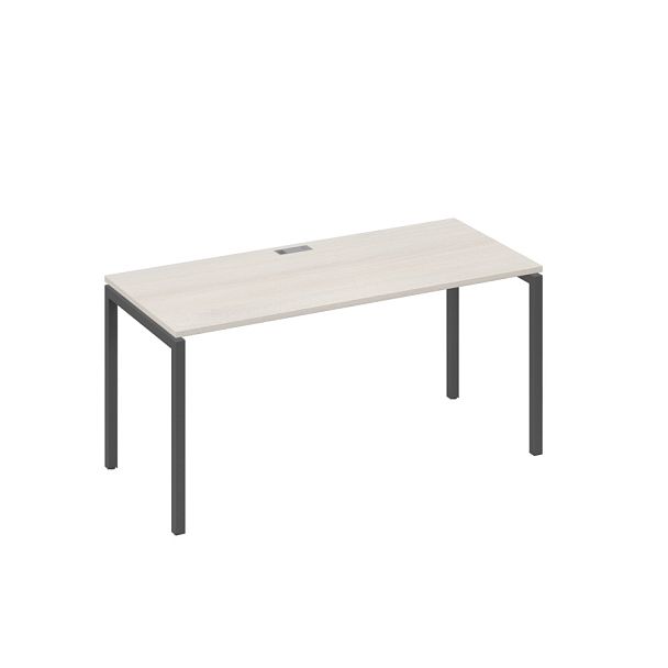 Стол письменный на металлокаркасе DUE A4 А4 С2 015 БП дуб / металлокаркас антрацит - Вид 1