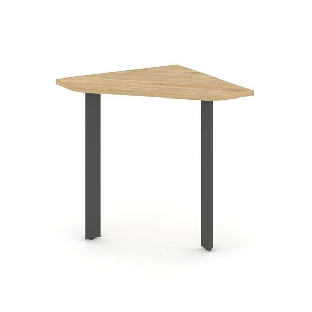 Style Project Next Угловой элемент стола SN-59.USP-011 Тиквуд Светлый/Металл Антрацит 700*700*750 - Вид 1