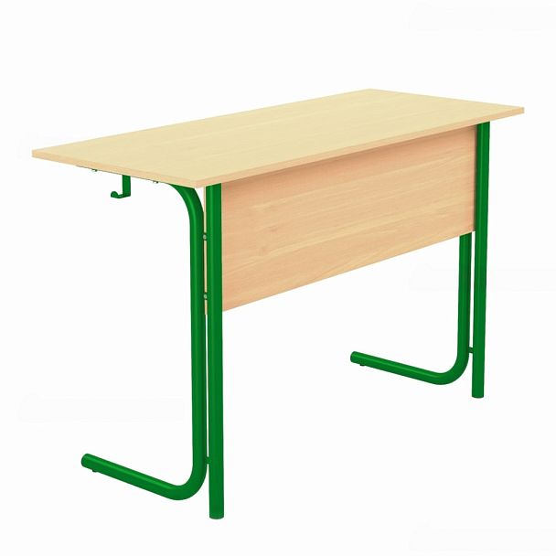 Стол ученический 100В, 2-местный на круглой трубе (м/к Красный, Синий, Зеленый), гр.7 - Вид 5